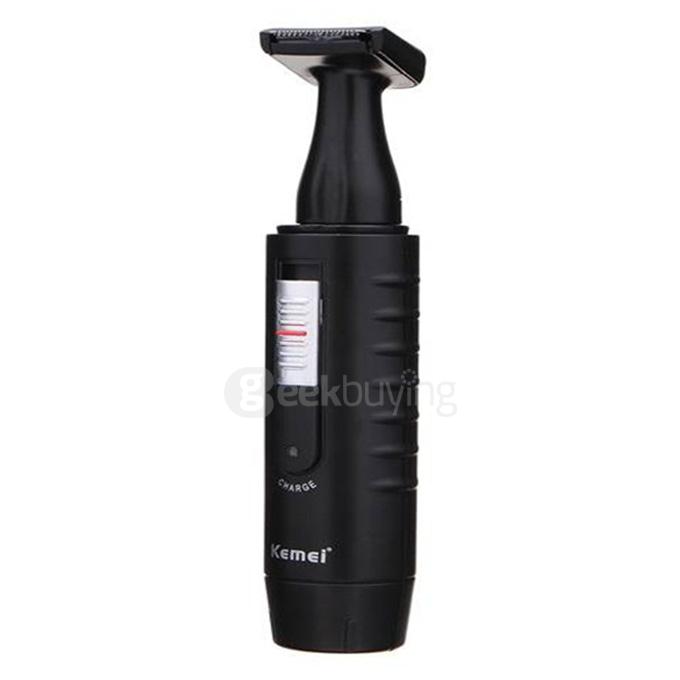 KM-9688 2 In 1 Portable Nose Hair Remover Electric Rechargeable Hair Trimmer