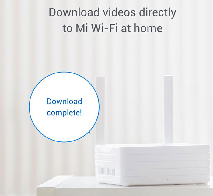 Original Xiaomi Mi Wifi Router Dual Bands Gigabit WiFi Wireless Router Bulit-in 1TB Mobile Hard Disk - White