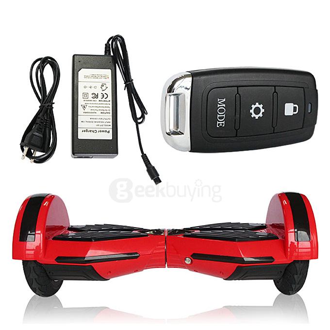 8 Inches 2200mAh Dual Wheel Self Balancing Scooter Electric Urban Shredder Drifting Board with Scroller - Red