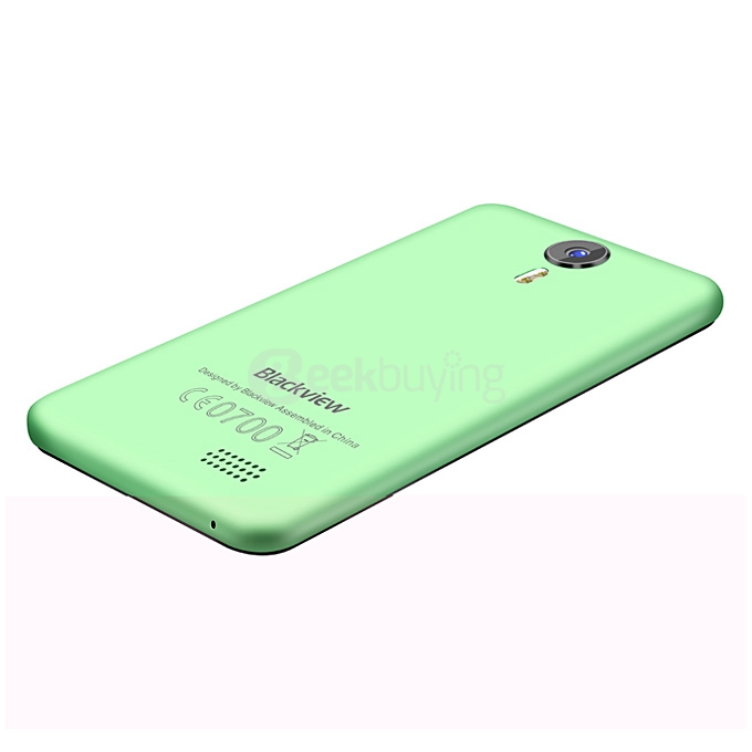Blackview bv2000 5.0inch Android 5.1 OS 1GB RAM 8GB ROM Smartphone 64bit MT6735P Quad Core 1.0GHz IPS HD Miracast -Green