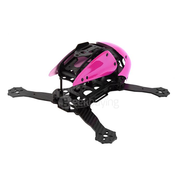 RoboCat 270mm Carbon Fiber Frame Kit for FPV Quadcopters - Pink