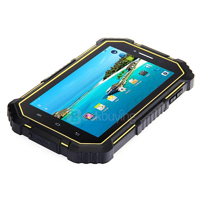 M16 IP67 7 inch Android 4.4 2GB RAM 16GB ROM Smartphone Waterproof Dustproof Shakeproof WXGA IPS Screen MTK8732VC 64bit Quad Core Phablet - Black