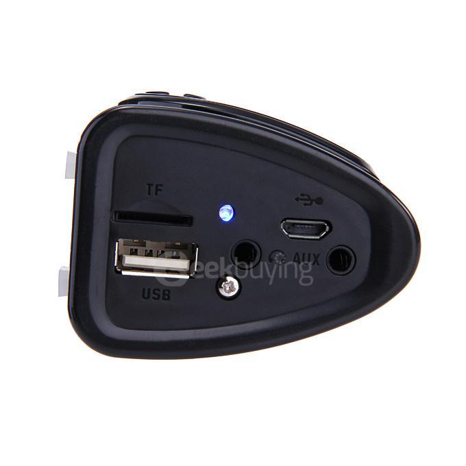 Sungzu Solar TF Card Bluetooth Speaker MP3 Player - Blue