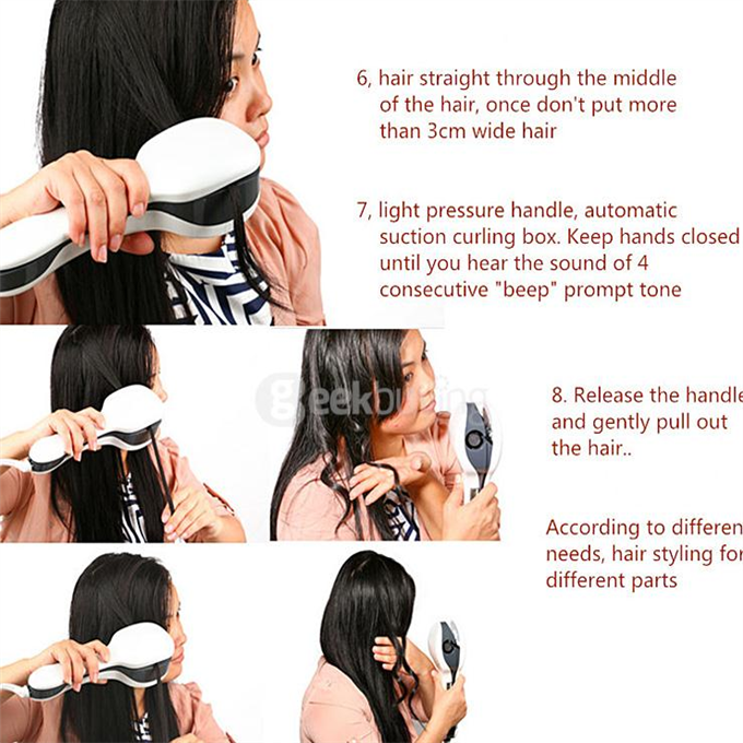 Automatic Hair Curler Pro Titanium Anion LCD Curling Machine