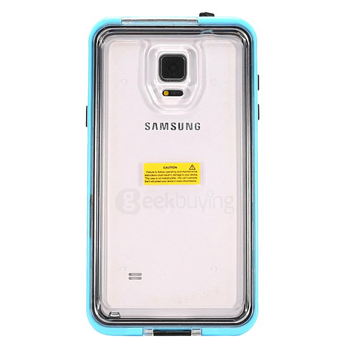 IP68 Protective Case Swimming Waterproof Shockproof Phone Case Cover For Samsung Galaxy Note 4 N9100 - Azure
