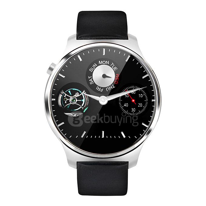 Oukitel A29 MT2502C Smart Watch Phone 1.22inch Sapphire Screen Capacitive Touch SIM Bluetooth 4.0 IP53 Waterproof - Silver