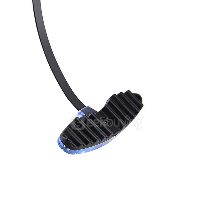 BTH-068 UK Plug Wireless USB Bluetooth Headphones Music Gaming Headset with Microphone for PS3 - Black + Blue