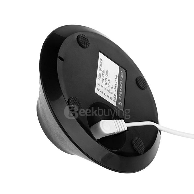 Smart Frog KW-JSQ03 Acquarius Mini Ultrasonic Air Humidifier with USB Cable for Car / Office / Home - Black