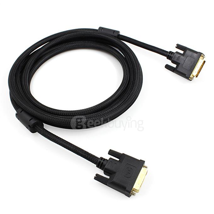UNITEK Y-C210 24 + 1 DVI Digital HD Signal Cable Monitor Cable 5M -Black