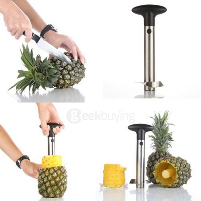 Stainless Steel Fruit Pineapple Corer Slicer Peeler