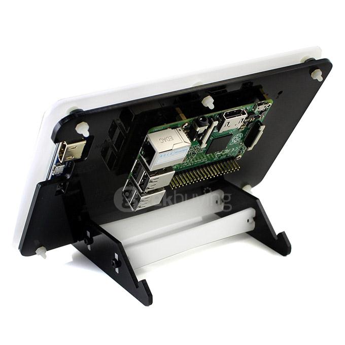 7 Inch Capacitive Touch Screen LCD HDMI 800*480 with Bicolor Case for Raspberry Pi/BB BLACK/PC/Various Systems