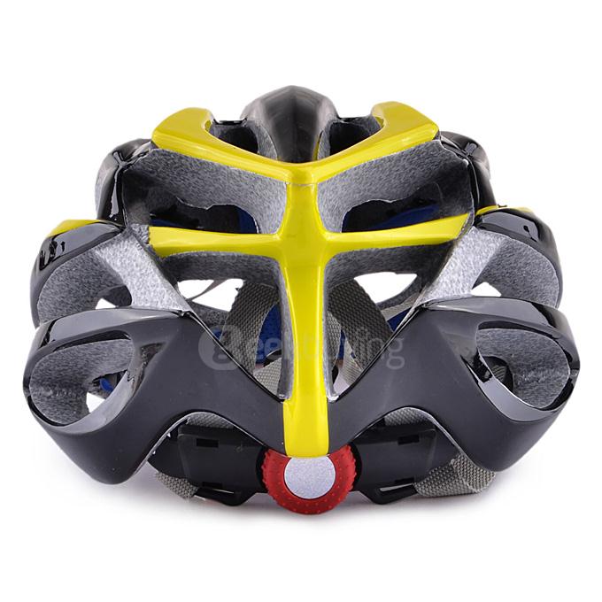 TITANS CG03DG-007 Outdoor Bike Cycling Helmet - Yellow + Black (Size-L)