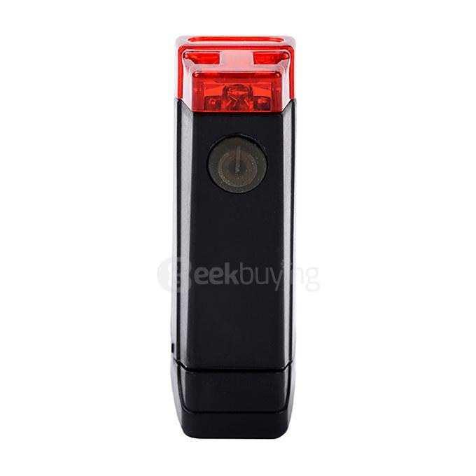 Leadbike 2-Mode LED Red Light Bike Tail Light - Black (2 x AAA)