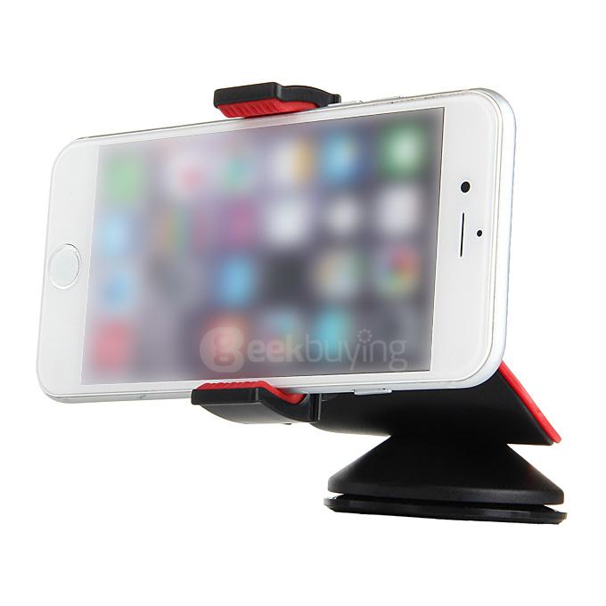 Universal Car Mobile Phone Holder Batman Style Smartphone Holder for iPhone Samsung HTC Sony Xiaomi OnpPlus -Black + Red