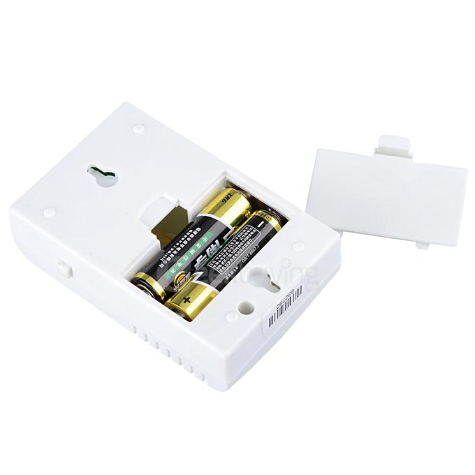 501K3 32-Melody Wireless Remote Control Transmitter + 2 Receivers Doorbell Set - White + Blue