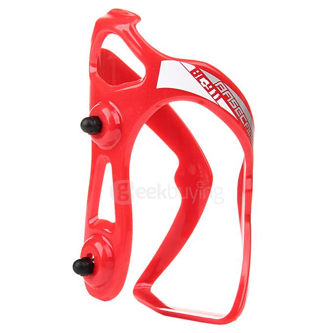 Basecamp Stretchable Plastic Water Bottle Holder Cage for Mountain Bike Bicycle Cycling - Red