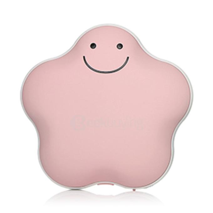 Lucky Star 3600mAh Power Bank Hand Warmer - Pink