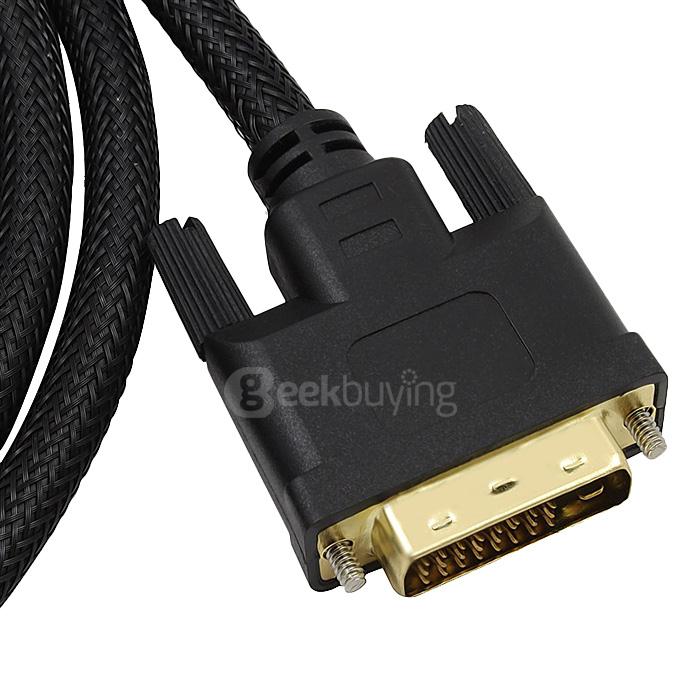 UNITEK Y-C210 24 + 1 DVI Digital HD Signal Cable Monitor Cable 5M -Black
