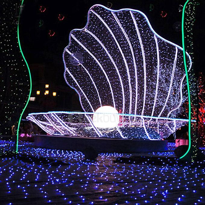 10M Battery Powered 100 LED Starry Fairy String Light Lamp for Festival Party Decoration - Purple Light