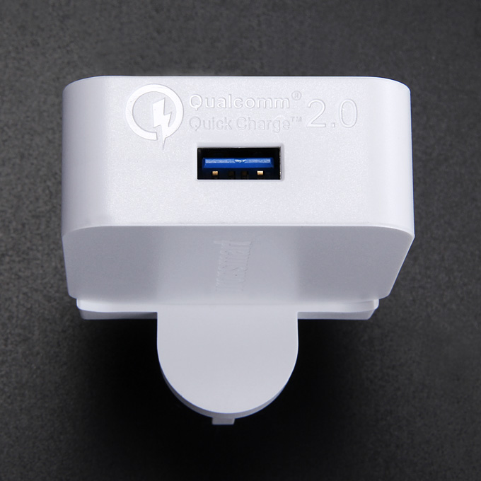 Tronsmart Quick Charge 2.0 18W AC Home Wall Travel USB Charger Fast Charger with 1.8M Micro USB Cable for Galaxy S6/S6 Edge Note 4/Edge Google Nexus 6 HTC M9 Xperia Z3/Z2 Sharp Aquos Pad/Zeta Xiaomi