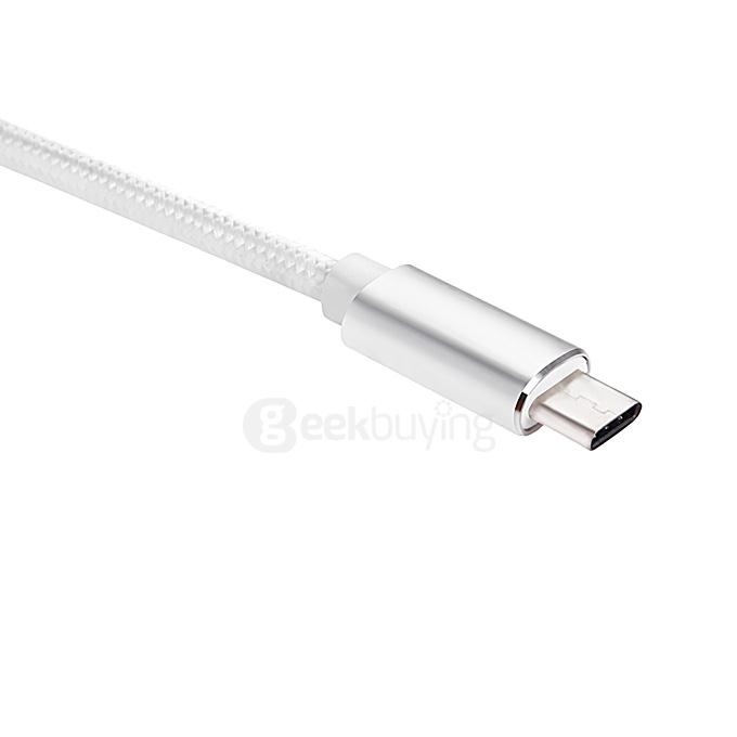 SEENDA IPS-11A USB-C USB Type-C 3.1 to USB A 3.0 Male to Male Converter Adapter Data Sync Charging Cable 1M - White