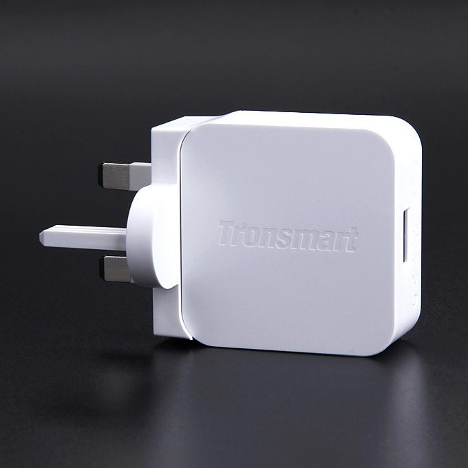 Tronsmart Quick Charge 2.0 18W AC Home Wall Travel USB Charger Fast Charger with 1.8M Micro USB Cable for Galaxy S6/S6 Edge Note 4/Edge Google Nexus 6 HTC M9 Xperia Z3/Z2 Sharp Aquos Pad/Zeta Xiaomi