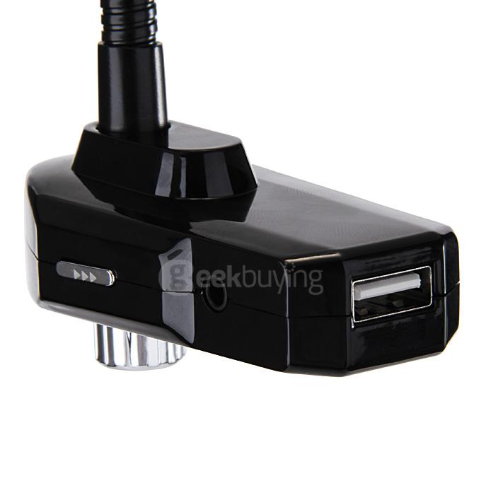 Car FM Transmitter W 2.4A USB Charger Nulaxy Wireless Bluetooth FM Transmitter Car Kit for All Smartphones