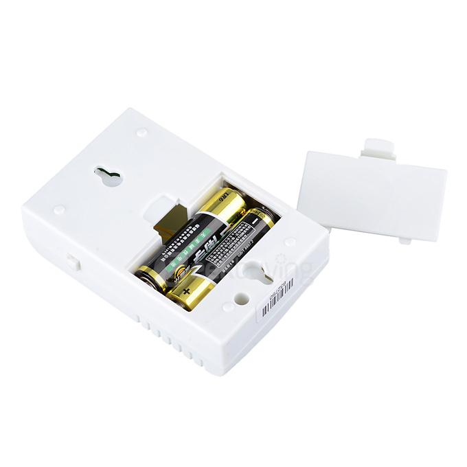 501D 32-Melody Wireless Remote Control Transmitter + Receiver Doorbell Set - White + Blue
