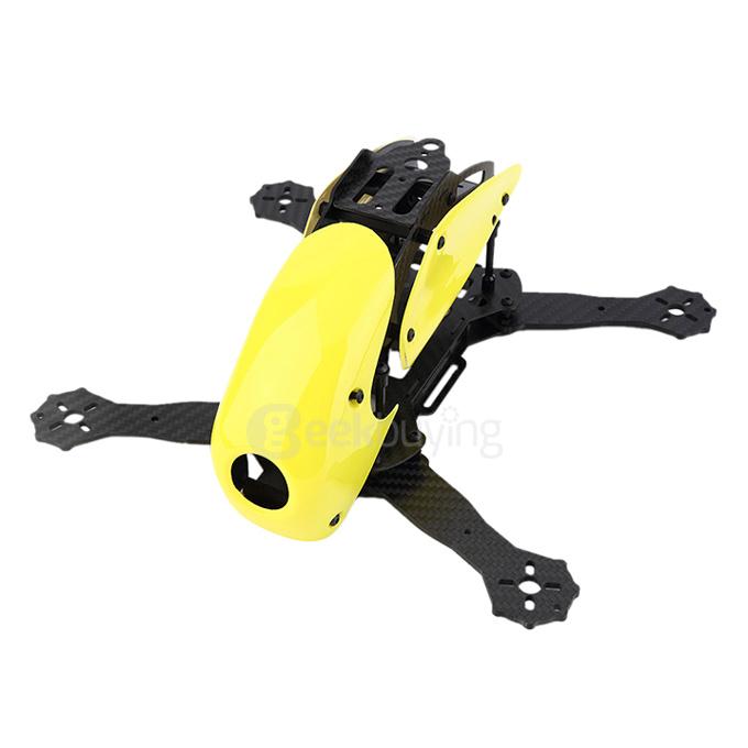 RoboCat 270mm Carbon Fiber Frame Kit for FPV Quadcopters - Yellow