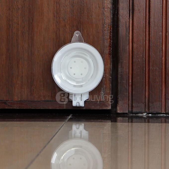 YT-101 360 Degree Rotating Door Stopper Suction Cup Adsorption Type for Home Office - White