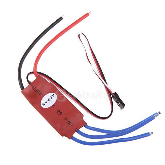 4Pcs Simonk 30AMP 30A SimonK Firmware Brushless ESC w/ 3A5V BEC for DJI F450 Alien TREX 250 450 RC Multicopter Qudcopter