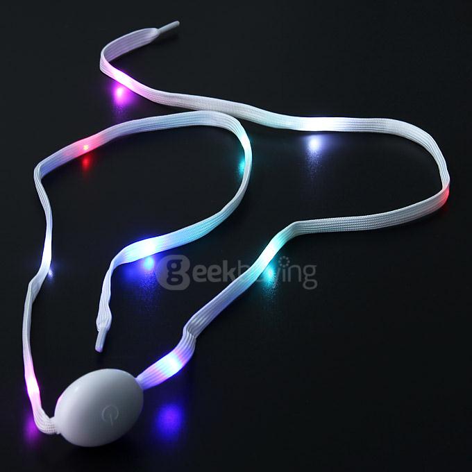 Colorful LED Light Shoelace for Skate Outdoors Large Festive Party Decoration