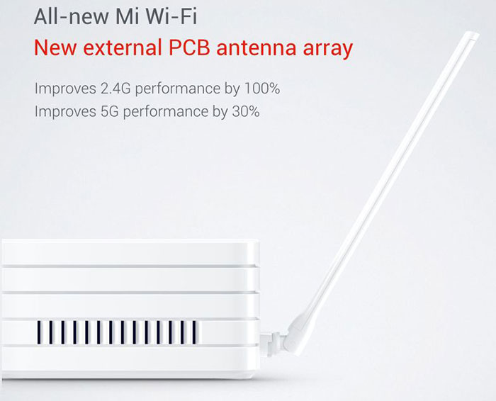 Original Xiaomi Mi Wifi Router Dual Bands Gigabit WiFi Wireless Router Bulit-in 1TB Mobile Hard Disk - White