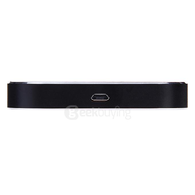 Original Portable QI Wooden Charging Stand Charging Pad Wireless Charger - Black