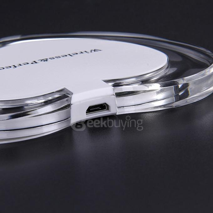 S7 Wireless Charger for Samsung S6/S6 Edge - White