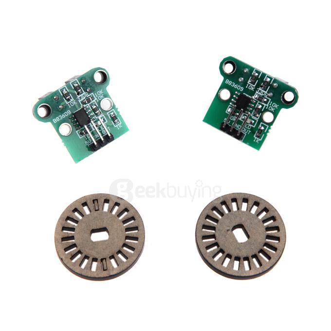 Speed Measuring Module Encoding Disk Set for Smart Car Chassis