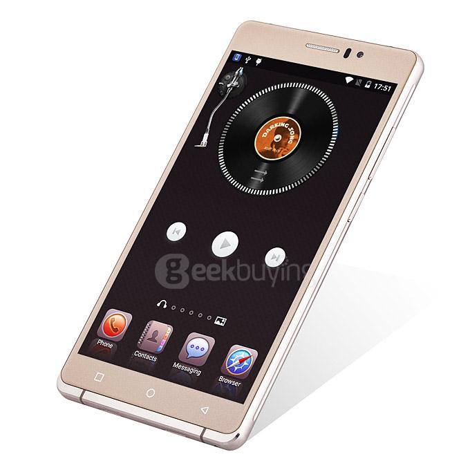 CMX C10 6.0 inch IPS QHD Android 5.1 MT6580 Quad Core 1.3GHz Smartphone 1GB RAM 8GB ROM 3G GPS - Gold