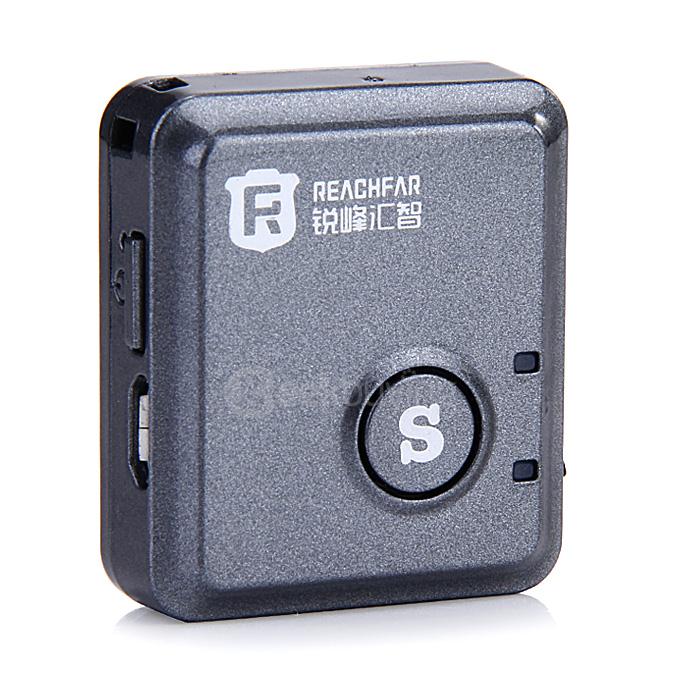 REAGHFAR RF-V8S Mini Real-time GPS GSM GPRS Tracker GPS Locator SOS Communicator - Grey