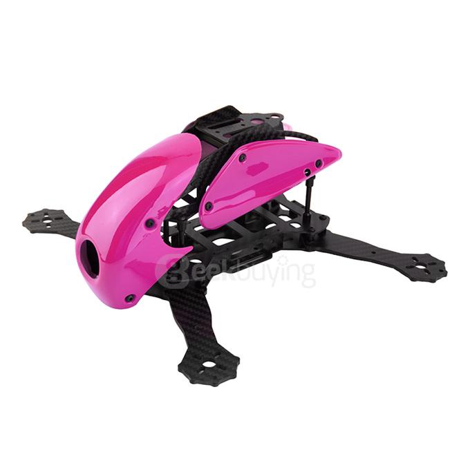 RoboCat 270mm Carbon Fiber Frame Kit for FPV Quadcopters - Pink
