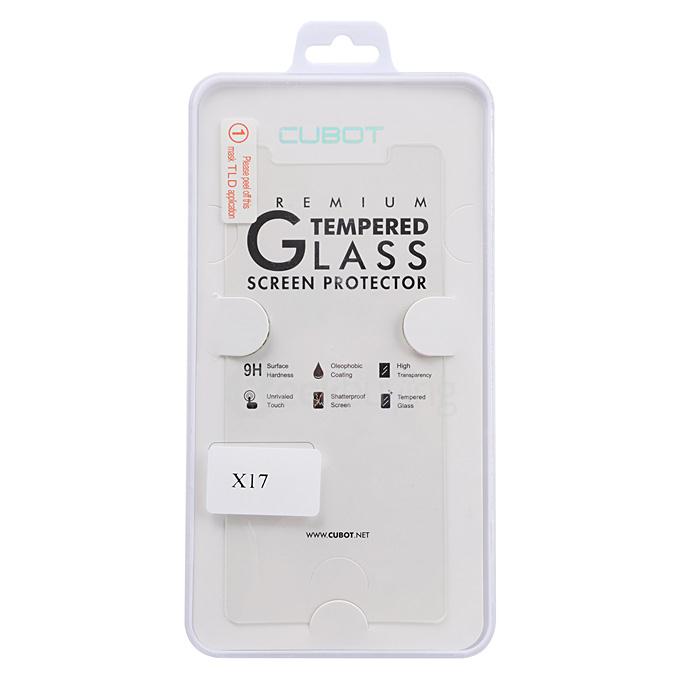 Tempered Glass Screen Protector Premium Protective Film for CUBOT X17 Smartphone - Transparent