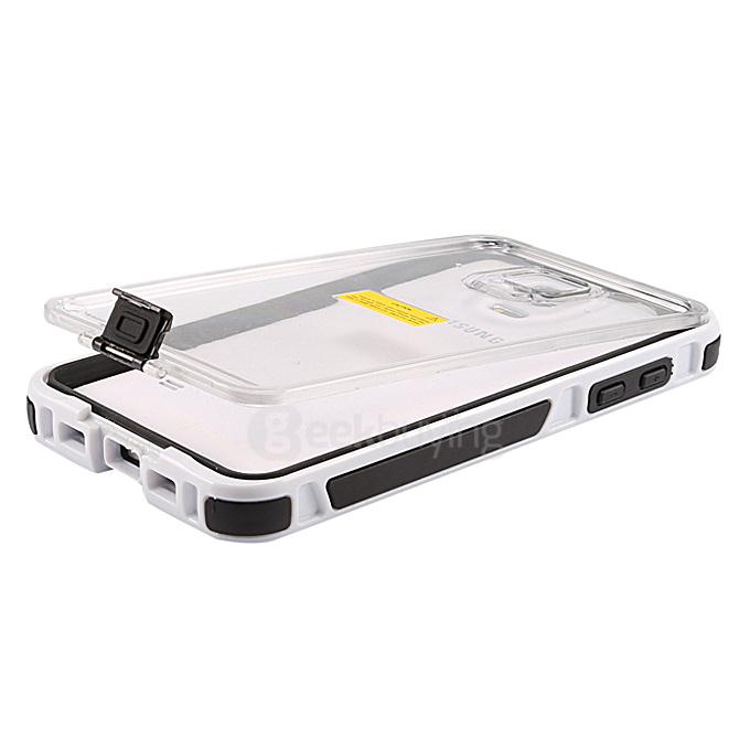 IP68 Protective Case Swimming Waterproof Shockproof Phone Case Cover For Samsung Galaxy Note 4 N9100 - White