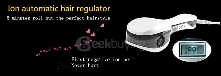 Automatic Hair Curler Pro Titanium Anion LCD Curling Machine