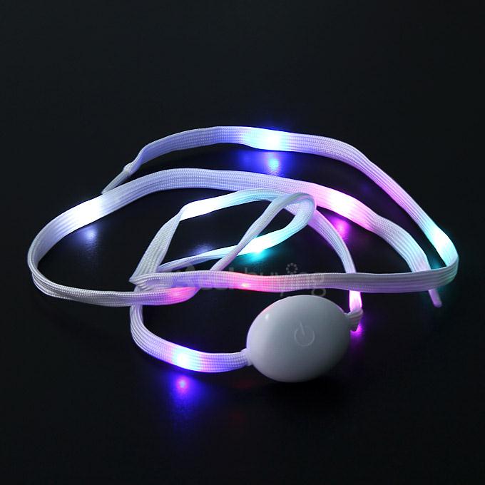 Colorful LED Light Shoelace for Skate Outdoors Large Festive Party Decoration