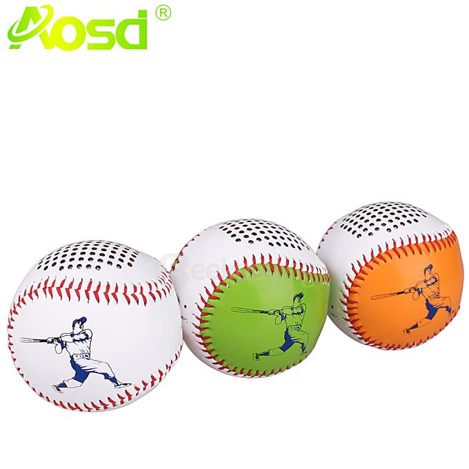 Baseball Style Bluetooth Speaker Bluetooth4.0 Handsfree Calls Music Player - Green