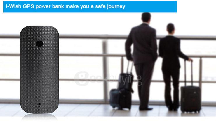 REACHFAR RF-V20 7 In 1 Multifuncional GPS Tracker 4500mah Power Bank - White