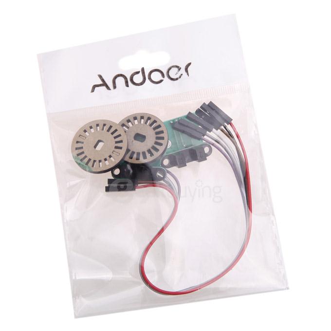 Speed Measuring Module Encoding Disk Set for Smart Car Chassis