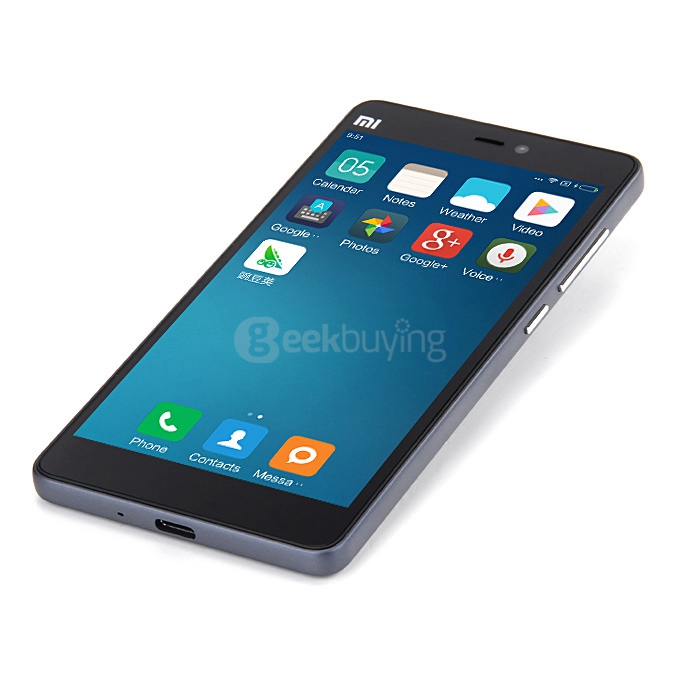 Xiaomi Mi4C 5.0inch Android 5.1 2GB 16GB Smartphone 4G FDD-LTE 64-bit Snapdragon 808 Hexa Core 1.8GHz 13.0MP 5.0MP USB Type-C Edge Tap - Black