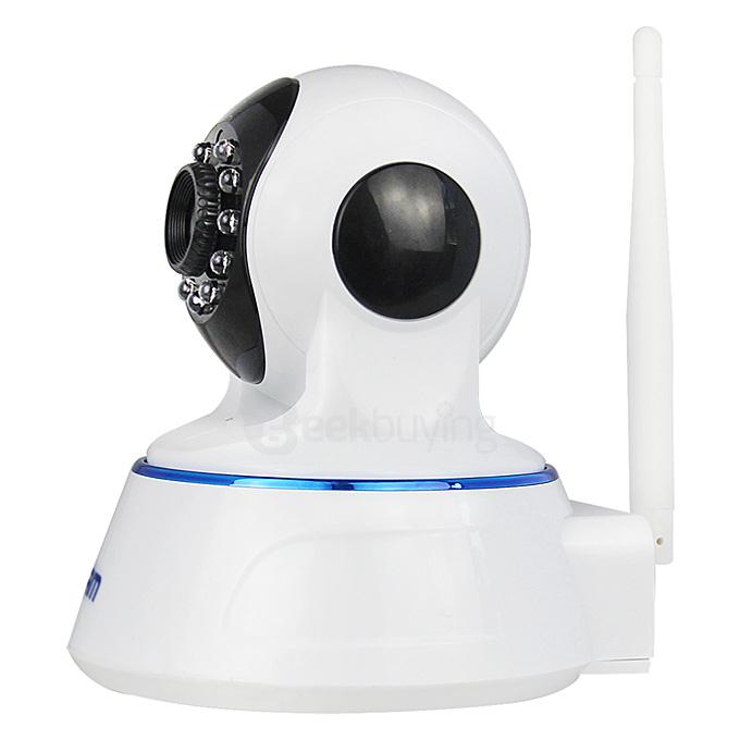 ESCAM QF002 WiFi 720P Smart Wireless Webcam Security Camera - White