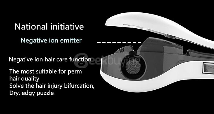 Automatic Hair Curler Pro Titanium Anion LCD Curling Machine