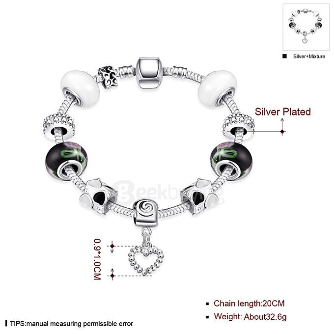 PDRH013 Classic Heart-shaped Charming Bracelet